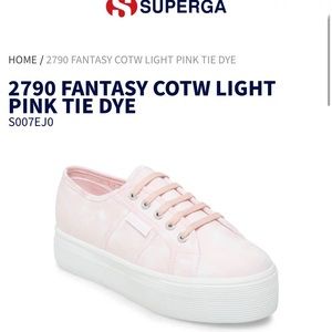 Superga Pink Platform Sneakers